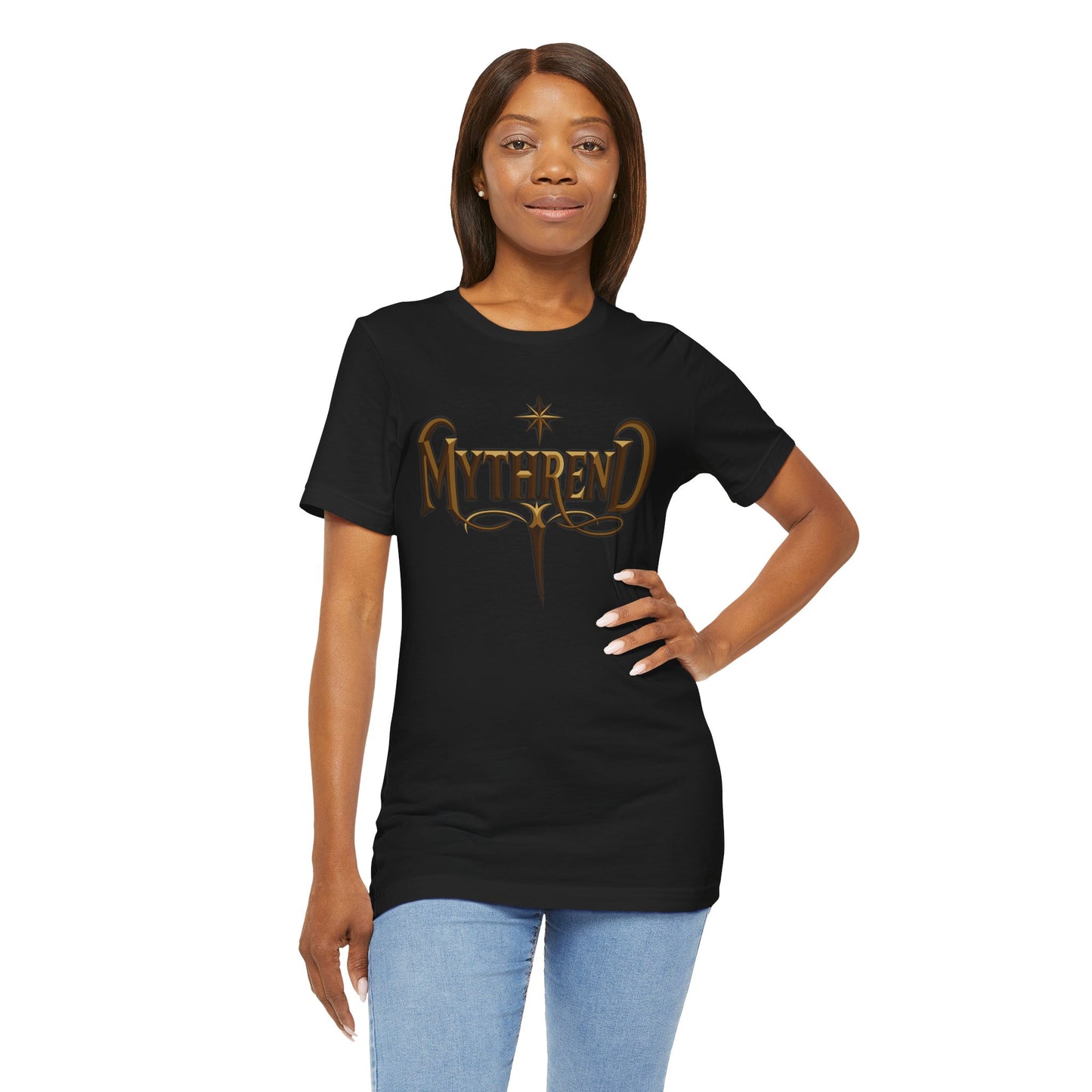 Mythrend Unisex Jersey Tee, Stylish Graphic T-Shirt, Casual Wear, Gamer Apparel, Perfect for Events and Everyday Style