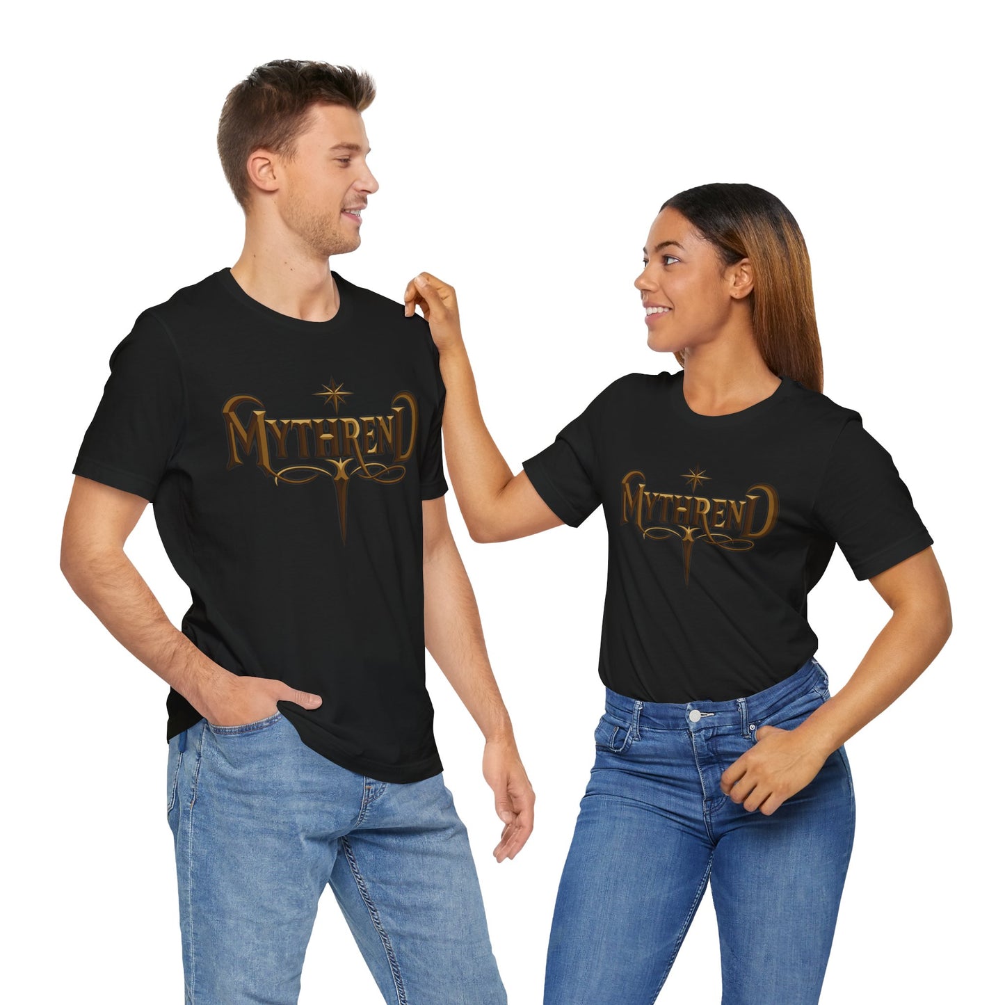 Mythrend Unisex Jersey Tee, Stylish Graphic T-Shirt, Casual Wear, Gamer Apparel, Perfect for Events and Everyday Style